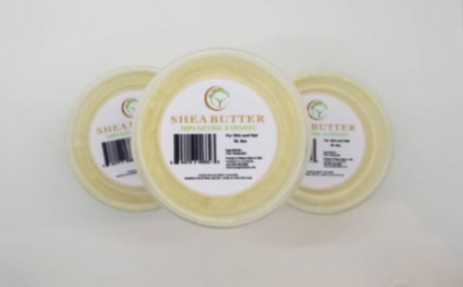 100% Natural unrefined Shea butter from Ghana (1oz/2oz/4oz/8oz per container)