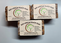 Raw African Black Soap bar (8oz)