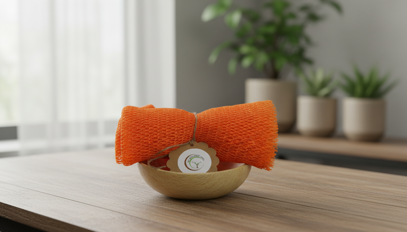 African Exfoliating Bath Net Sponge & Ghana Calabash Gift Set