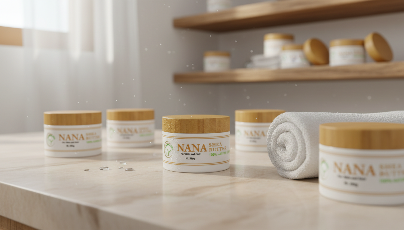 Lemon Scented African Shea Butter – Natural Moisturizer for Skin & Hair, Deep Hydration & Glow