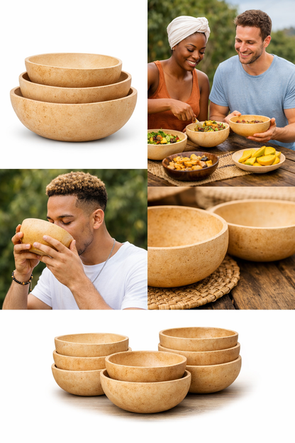 100% authentic Ghanaian calabash bowl/cup