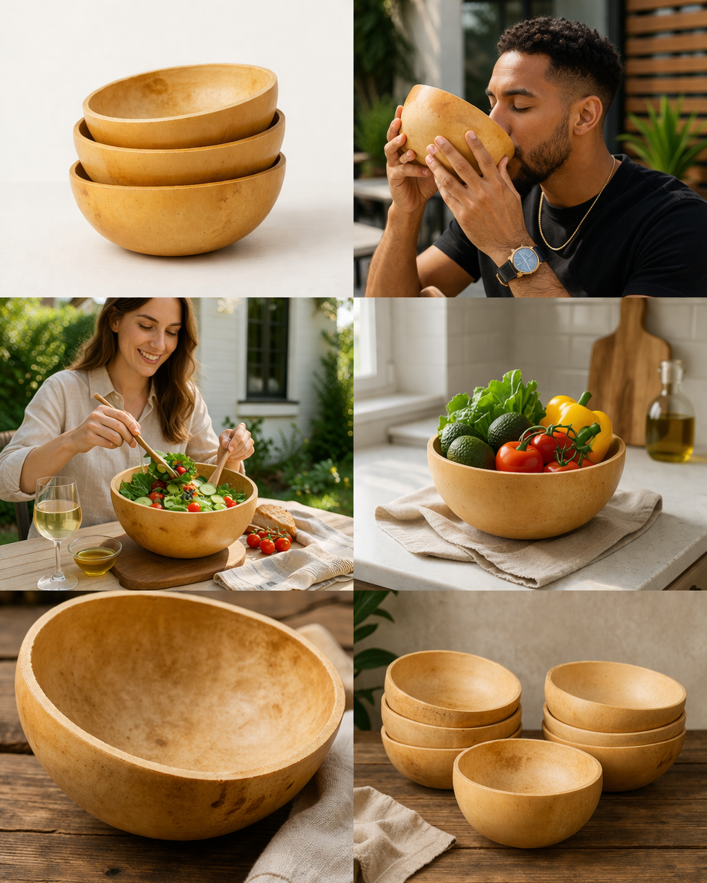 100% authentic Ghanaian calabash bowl/cup