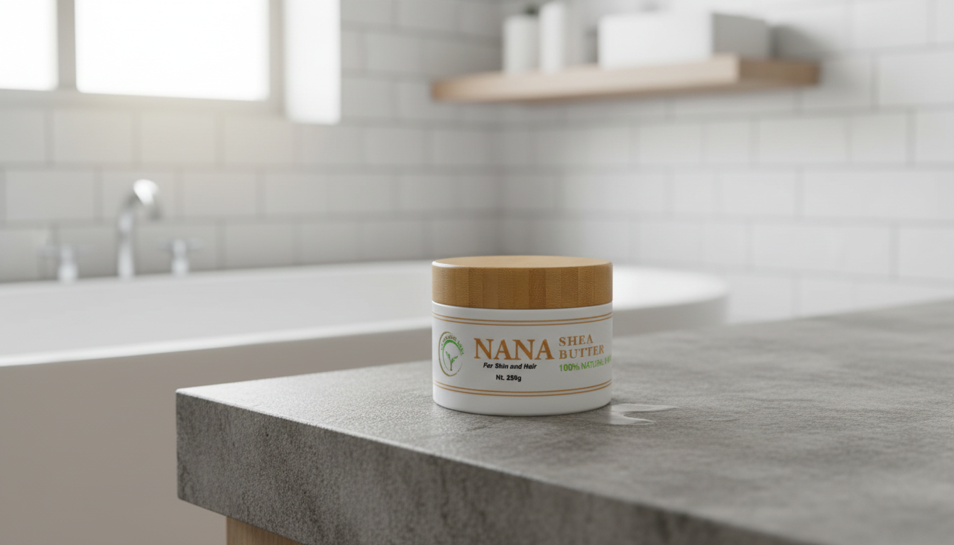 Lemon Scented African Shea Butter – Natural Moisturizer for Skin & Hair, Deep Hydration & Glow