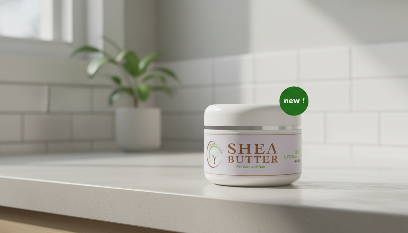Raw African Shea Butter (Non-Whipped) – 100% Pure, Unrefined, Natural Skin & Hair Moisturizer