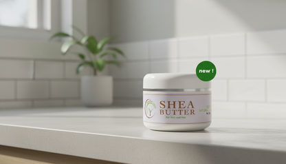 Raw African Shea Butter (Non-Whipped) – 100% Pure, Unrefined, Natural Skin & Hair Moisturizer