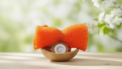 African Exfoliating Bath Net Sponge & Ghana Calabash Gift Set