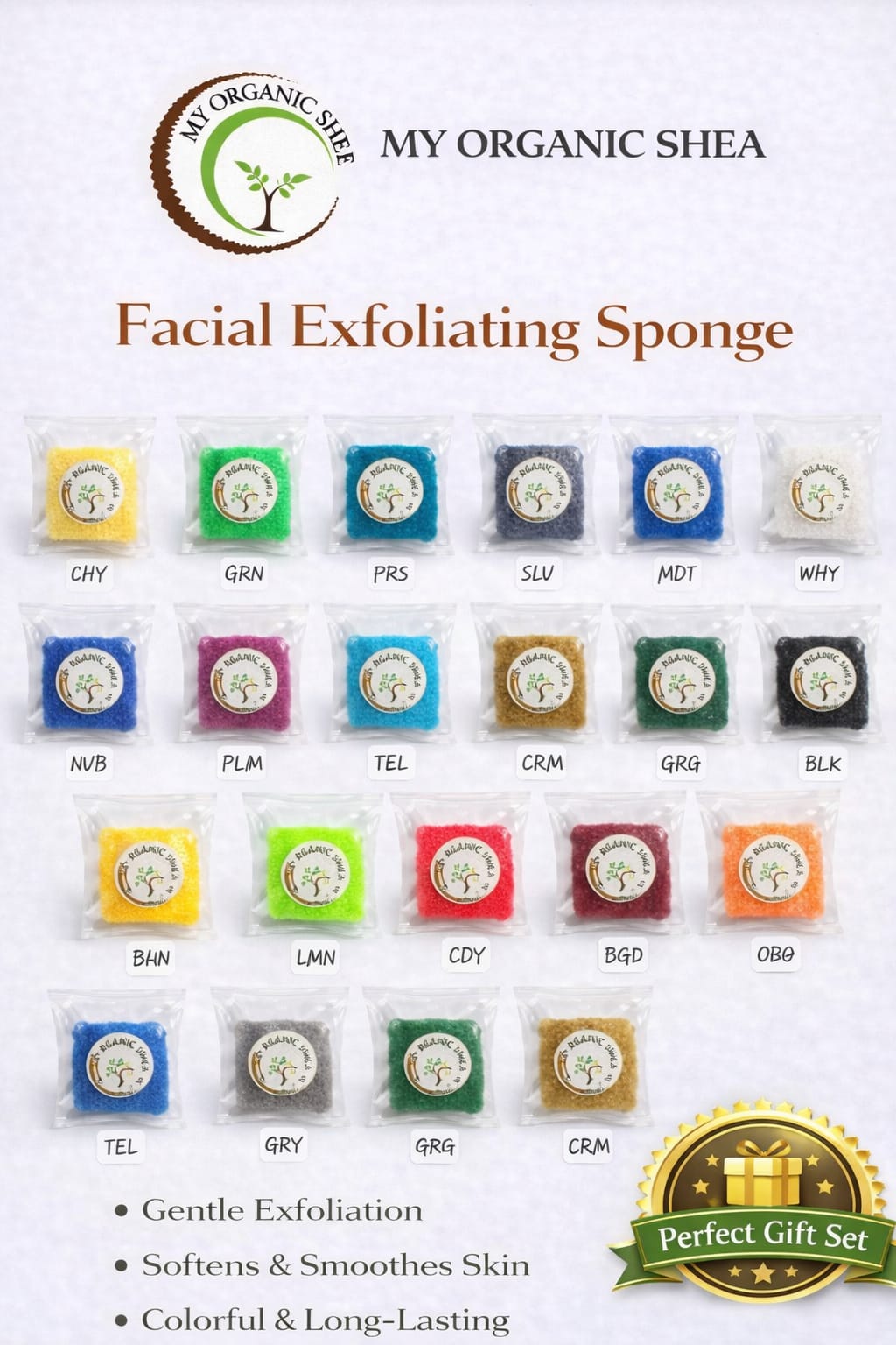 Facial Sponge – Multiple Colors Available | Deep Cleansing & Gentle Exfoliation
