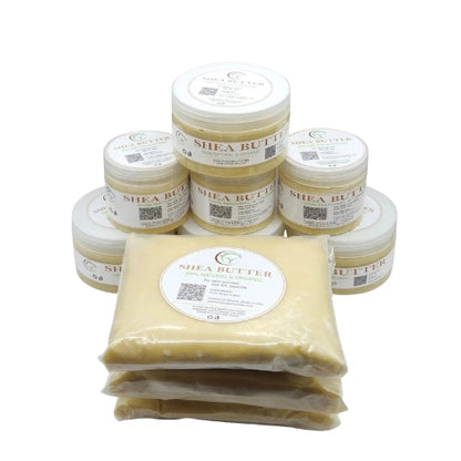 Natural Unrefined Shea butter from Ghana (BULK PRICING)2lbs/3lbs