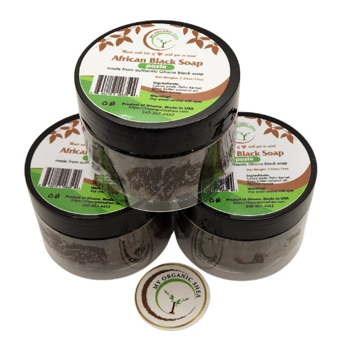 Scented African Black Soap 4oz and 2oz