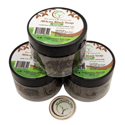 Scented African Black Soap 4oz and 2oz