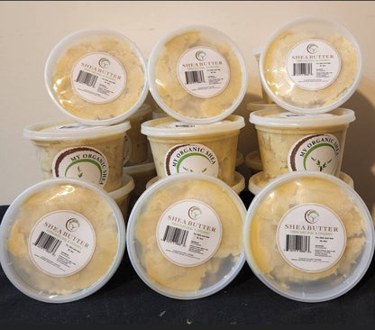 100% Natural unrefined Shea butter from Ghana (1oz/2oz/4oz/8oz per container)