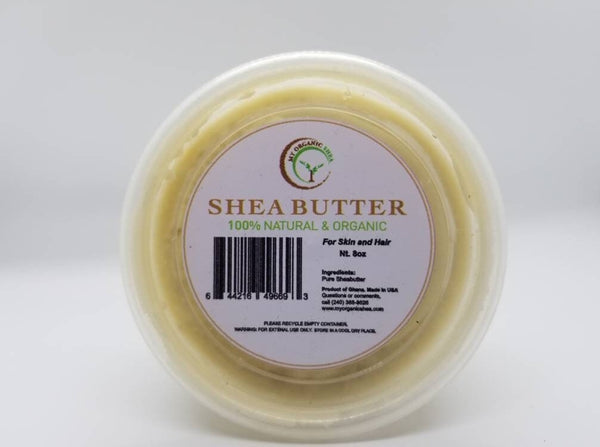 Raw Organic unrefined shea butter (8 oz)