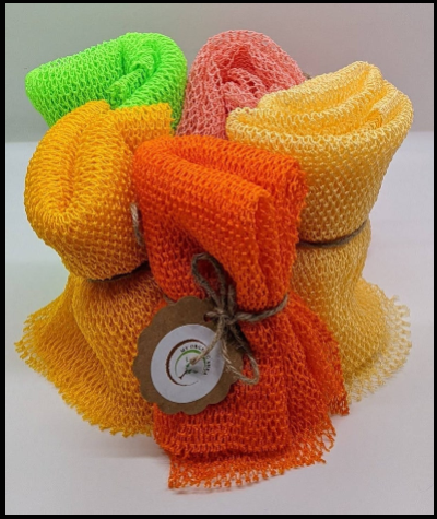 Wholesale/Bulk African Exfoliating Bath Net Sponge – Deep Cleansing Bath Sponge (Multiple Colors)
