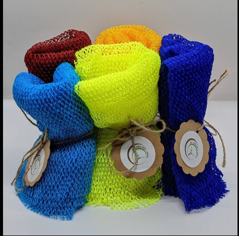 Wholesale/Bulk African Exfoliating Bath Net Sponge – Deep Cleansing Bath Sponge (Multiple Colors)