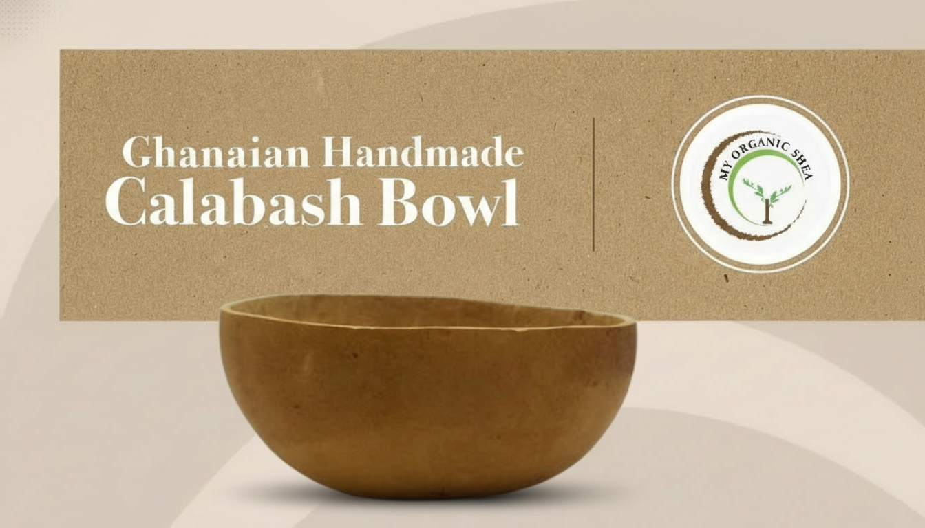 100% authentic Ghanaian calabash bowl/cup