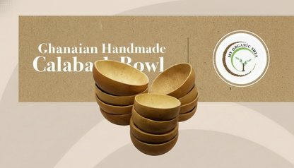 100% authentic Ghanaian calabash bowl/cup