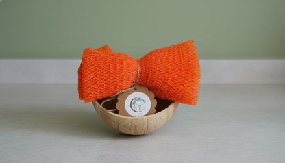 African Exfoliating Bath Net Sponge & Ghana Calabash Gift Set