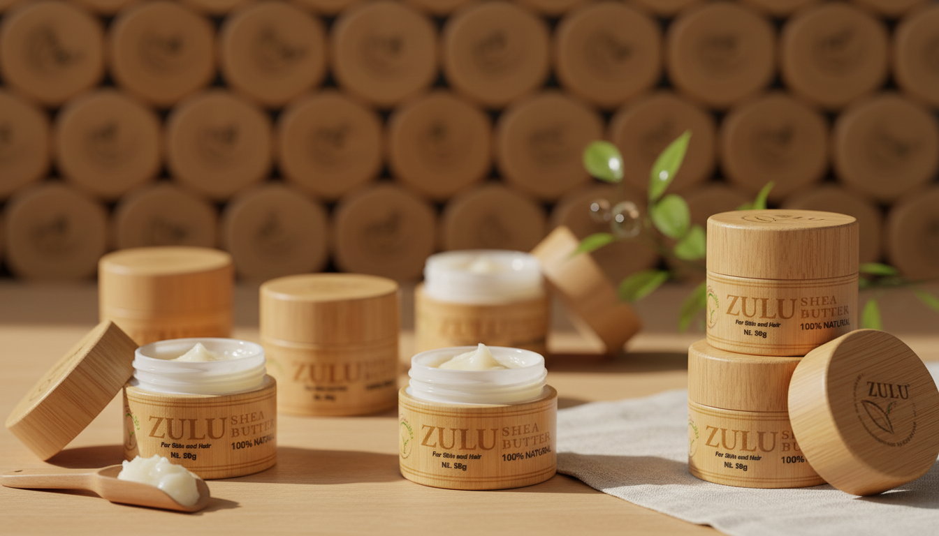 ZULU Lavender & Lemon Infused Shea Butter (50g) – All Natural Moisturizer for Dry Skin, Glow & Nourishment | By My Organic Shea