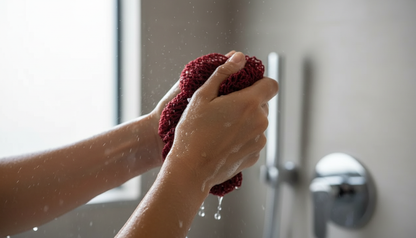 African Exfoliating Bath Net Sponge – 50” Long Nylon Whole Body and Back Scrubber for Deep Clean, Smooth Skin & Body Exfoliation