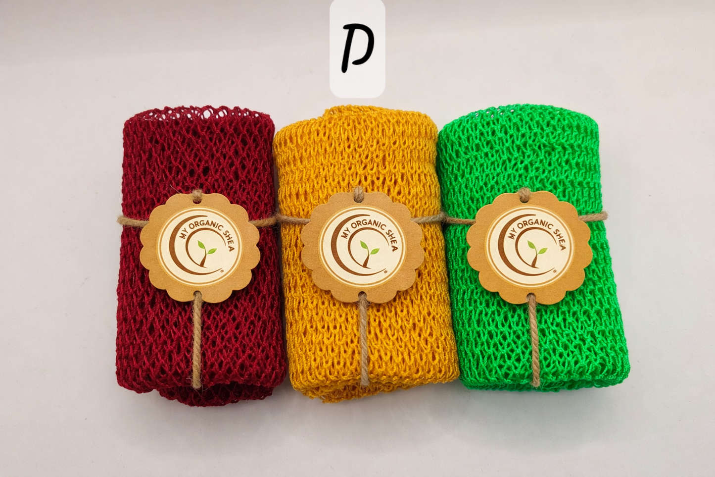 3-Pack African Exfoliating Bath Sponge Sapo: Nylon Body Scrubber
