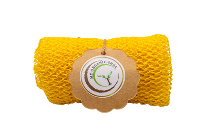 African Exfoliating Bath Net Sponge – 50” Long Nylon Whole Body and Back Scrubber for Deep Clean, Smooth Skin & Body Exfoliation