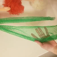African Exfoliating Bath Net Sponge – 50” Long Nylon Whole Body and Back Scrubber for Deep Clean, Smooth Skin & Body Exfoliation