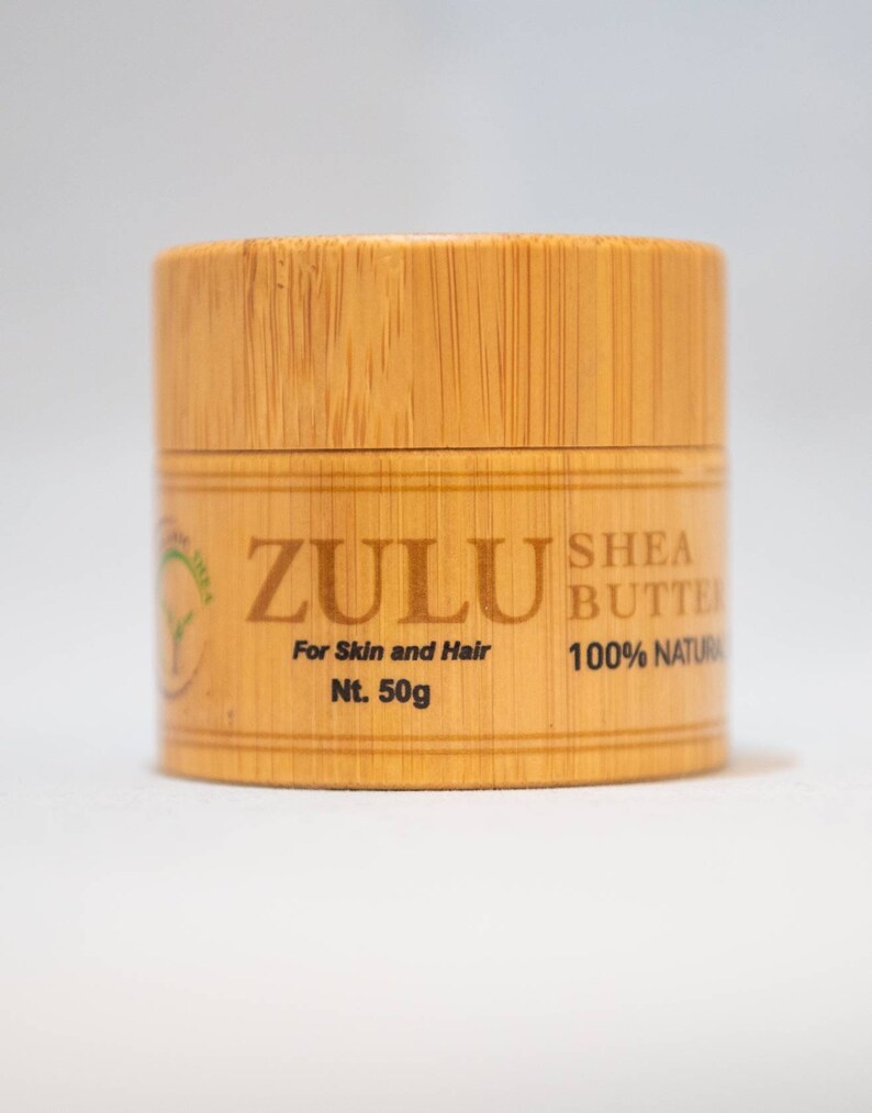 ZULU Lavender & Lemon Infused Shea Butter (50g) – All Natural Moisturizer for Dry Skin, Glow & Nourishment | By My Organic Shea