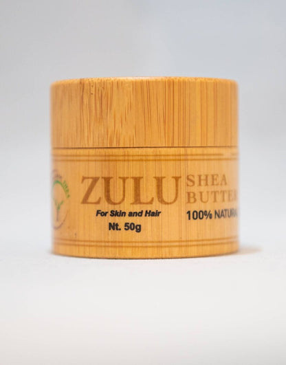 ZULU Lavender & Lemon Infused Shea Butter (50g) – All Natural Moisturizer for Dry Skin, Glow & Nourishment | By My Organic Shea