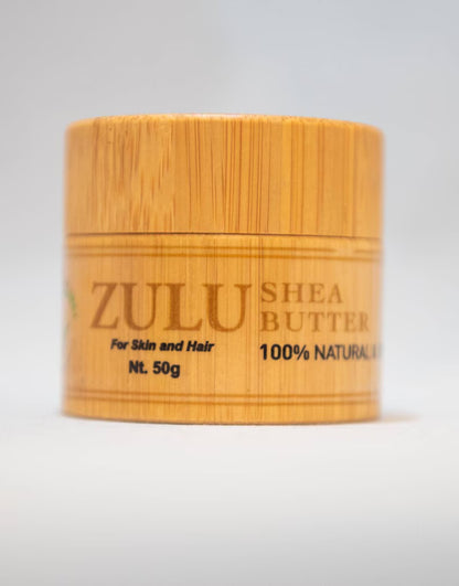 ZULU Lavender & Lemon Infused Shea Butter (50g) – All Natural Moisturizer for Dry Skin, Glow & Nourishment | By My Organic Shea