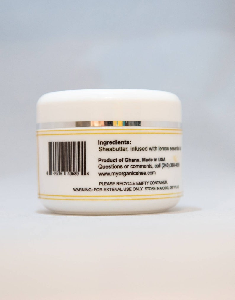 Lemon Scented African Shea Butter – Natural Moisturizer for Skin & Hair, Deep Hydration & Glow
