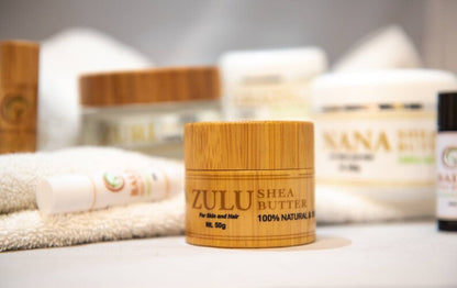 ZULU Lavender & Lemon Infused Shea Butter (50g) – All Natural Moisturizer for Dry Skin, Glow & Nourishment | By My Organic Shea