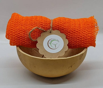 African Exfoliating Bath Net Sponge & Ghana Calabash Gift Set