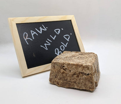 Authentic Raw African Black Soap Bar – Natural Handmade Cleanser for Acne, Dark Spots & Healthy Skin(8oz)