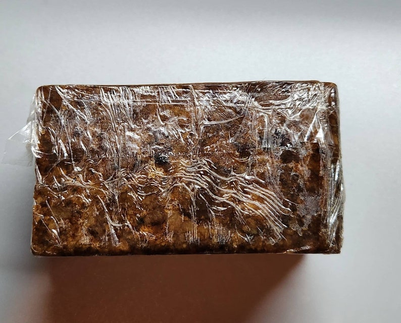 Authentic Raw African Black Soap Bar – Natural Handmade Cleanser for Acne, Dark Spots & Healthy Skin(8oz)