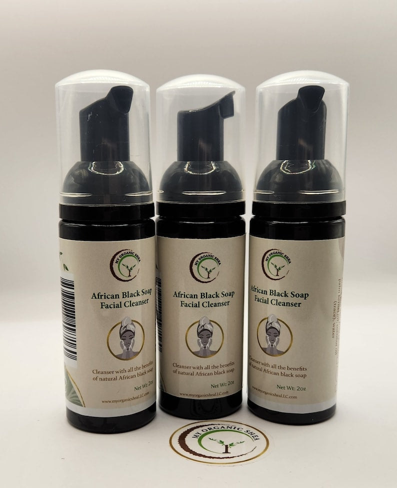 African black soap facial cleansers 2oz