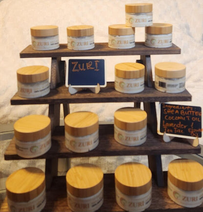 ZURI Body Butter – Natural Shea Butter, Coconut Oil & Lavender + Tea Tree Essential Oils (100g) – Deep Moisture for Soft, Healthy Skin
