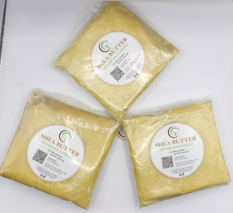 Unrefined Shea butter from Ghana (BULK PRICING) (1 lb)