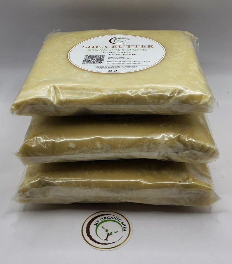 Natural Unrefined Shea butter from Ghana (BULK PRICING)2lbs/3lbs