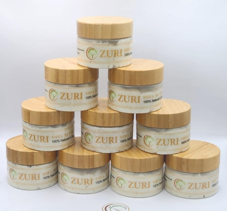 ZURI Body Butter – Natural Shea Butter, Coconut Oil & Lavender + Tea Tree Essential Oils (100g) – Deep Moisture for Soft, Healthy Skin