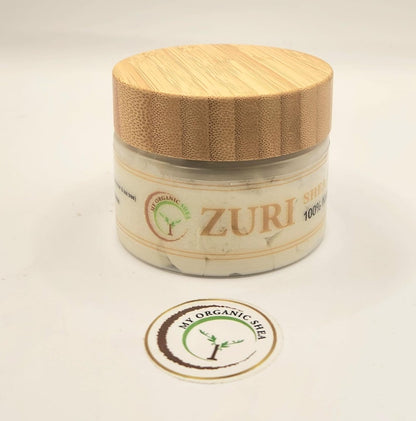 ZURI Body Butter – Natural Shea Butter, Coconut Oil & Lavender + Tea Tree Essential Oils (100g) – Deep Moisture for Soft, Healthy Skin