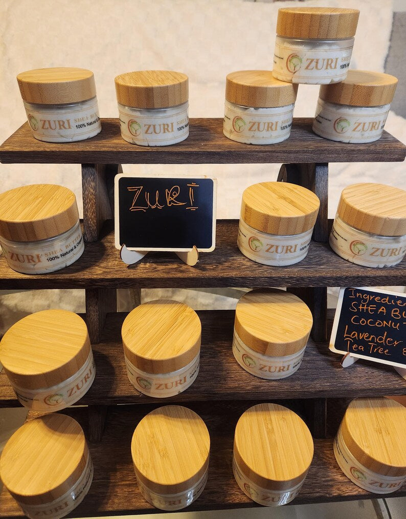 ZURI Body Butter – Natural Shea Butter, Coconut Oil & Lavender + Tea Tree Essential Oils (100g) – Deep Moisture for Soft, Healthy Skin