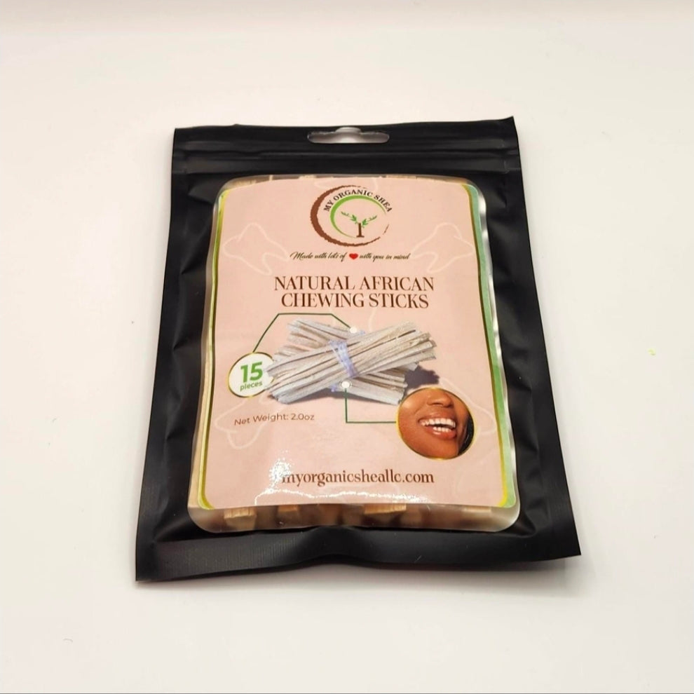 Natural African Chewing Sticks/Sokodua/Natural Stick Toothbrush (Regular and Mint flavored)