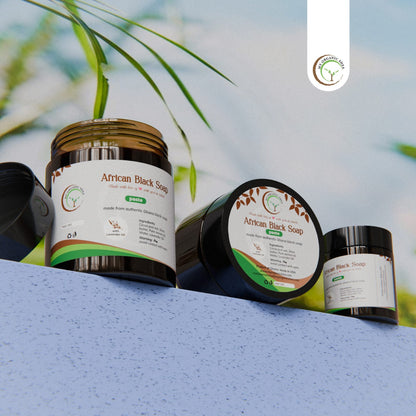 Scented African Black Soap 4oz and 2oz