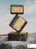 Scented Raw African Black Soap bar (4oz, 2oz)