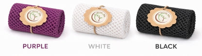 African Exfoliating Bath Net Sponge – 50” Long Nylon Whole Body and Back Scrubber for Deep Clean, Smooth Skin & Body Exfoliation