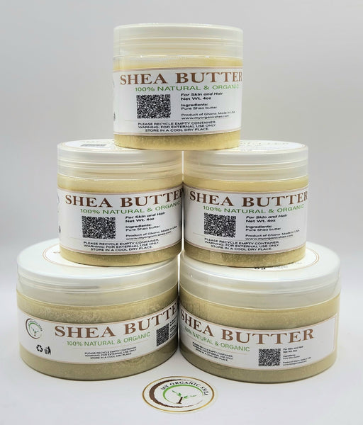 Raw Organic unrefined shea butter (8 oz)