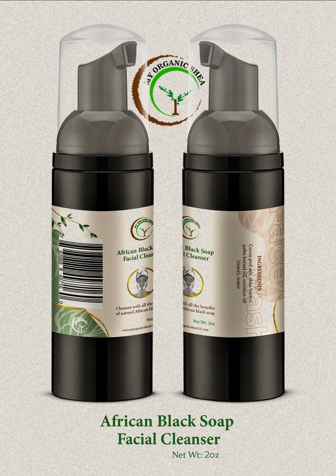African black soap facial cleansers 2oz
