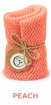 African Exfoliating Bath Net Sponge – 50” Long Nylon Whole Body and Back Scrubber for Deep Clean, Smooth Skin & Body Exfoliation