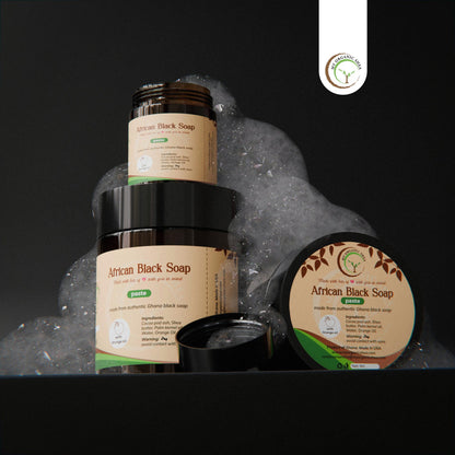 Scented African Black Soap 4oz and 2oz