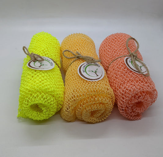 Exfoliating African bath sponge 3pcs/pk